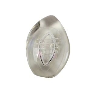 Robert Eickholt Iridescent Rainbow Dichroic Art Glass Paperweight